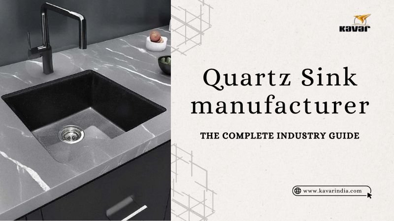 Premium quartz kitchen sink manufactured by leading quartz sink manufacturers