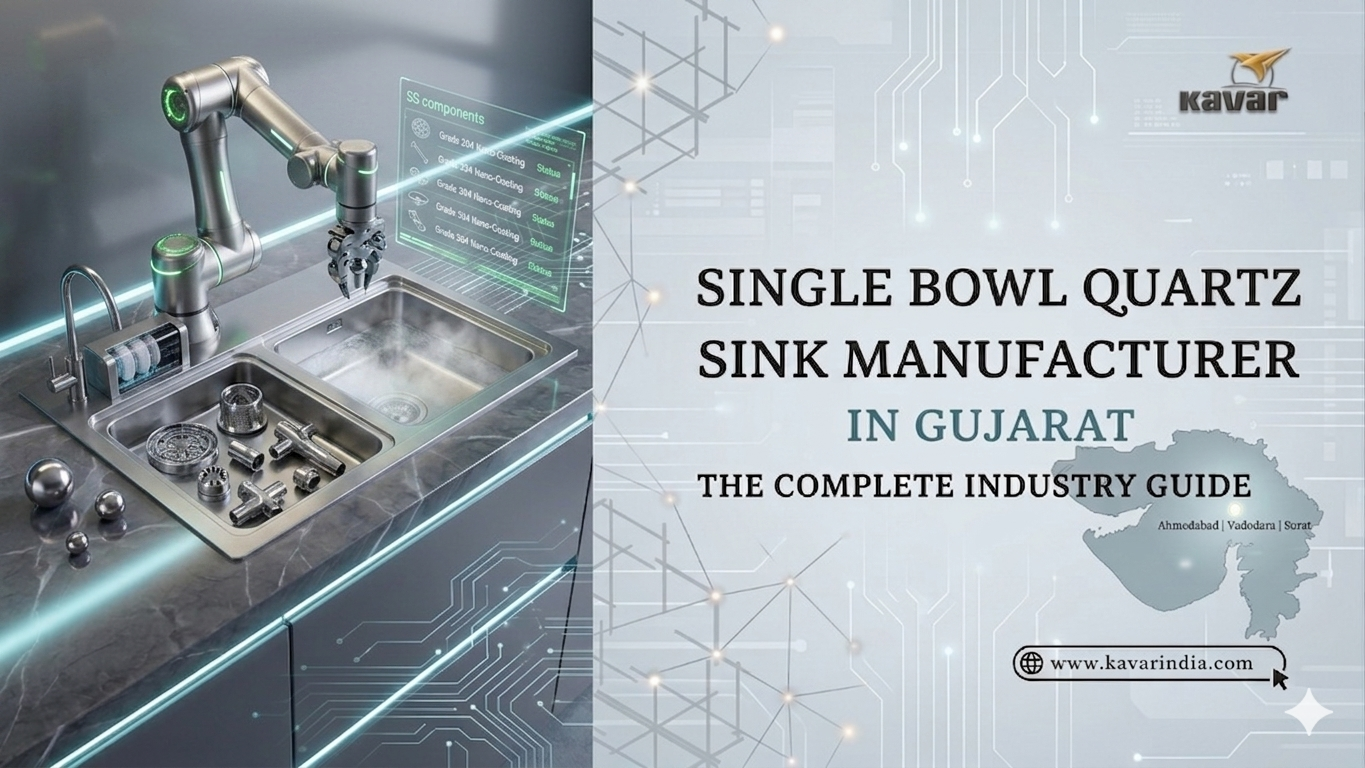 stainless steel kitchen sink installation in Gujarat modern modular kitchen design